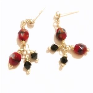 Czech crystal earrings